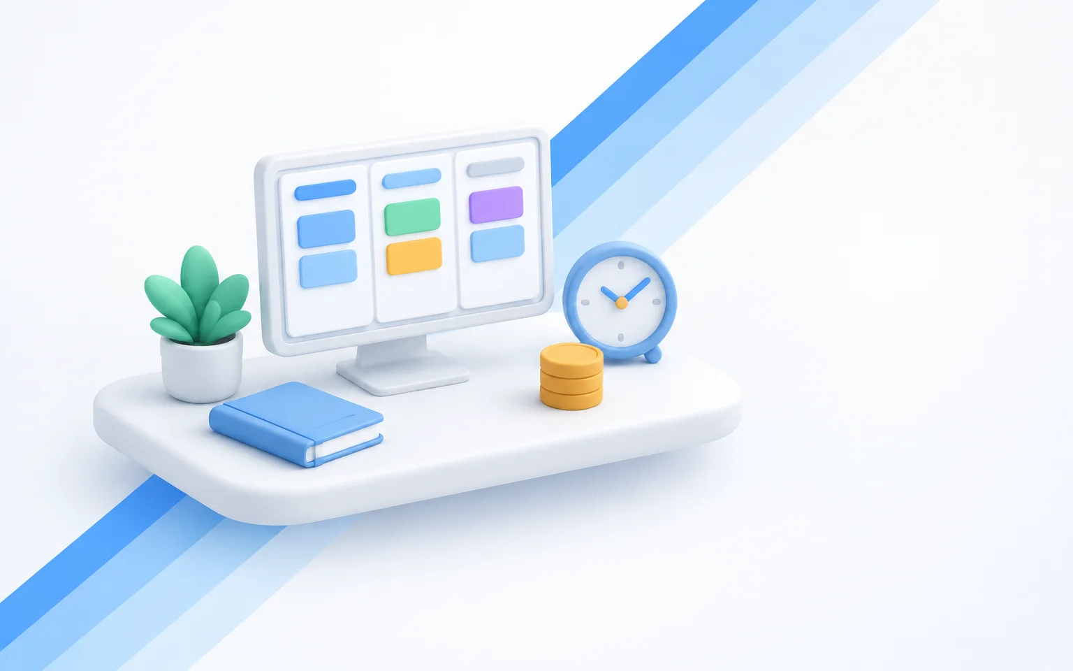 The DeverDesk workbench showing tasks, time, and project data together
